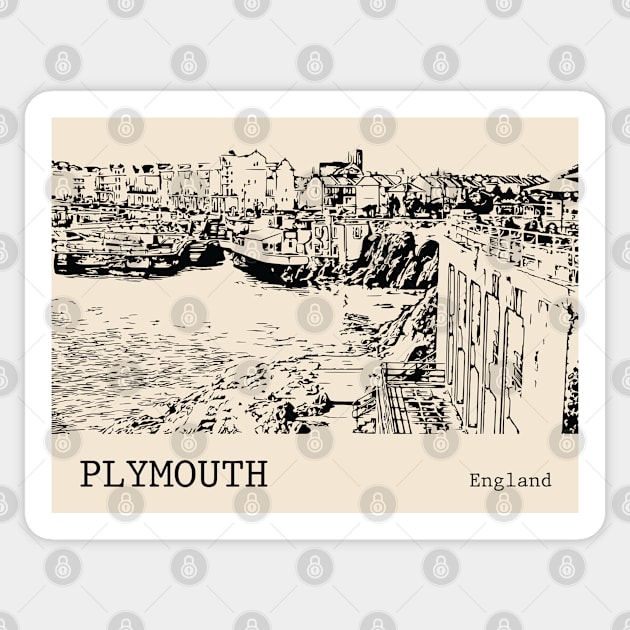 Plymouth England Sticker by Lakeric